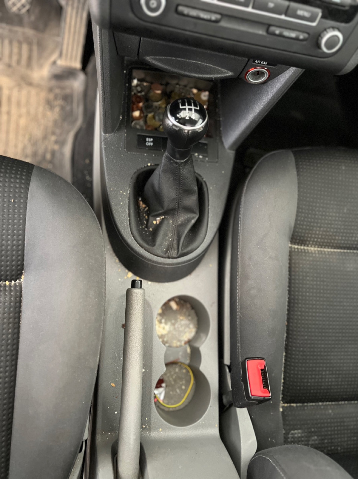 Avant lavage intérieur